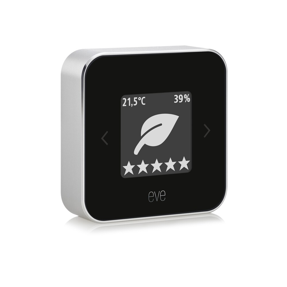 Eve Room - Raumluft-Qualitätssensor mit HomeKit Technologie &amp; Thread, 3er Pack