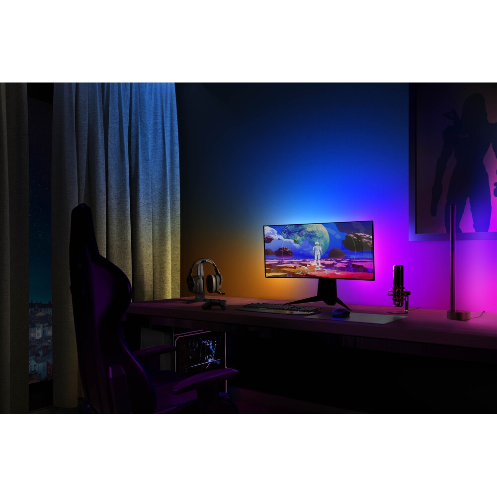 Philips Hue Play Gradient PC Lightstrip 24/27” Starter Set inkl. Bridge