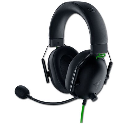 Headset black  günstig Kaufen-RAZER Blackshark V2 X kabelgebundenes USB Gaming Headset. RAZER Blackshark V2 X kabelgebundenes USB Gaming Headset <![CDATA[• Anwendungsbereich: Gaming, Kopfbügel beidseitig • Kabelgebunden, Schwarz, 240g • 3,5mm Klinken-Anschluss, USB-Anschluss]]>