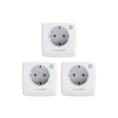 Plug mit günstig Kaufen-Homematic IP Schaltsteckdose Smart Plug HMIP-PS2 • 3er. Homematic IP Schaltsteckdose Smart Plug HMIP-PS2 • 3er <![CDATA[• ermöglicht das Schalten von angeschlossenen Verbrauchern • Temperatur in Räumen mit elektrischen Heizkörpern exa