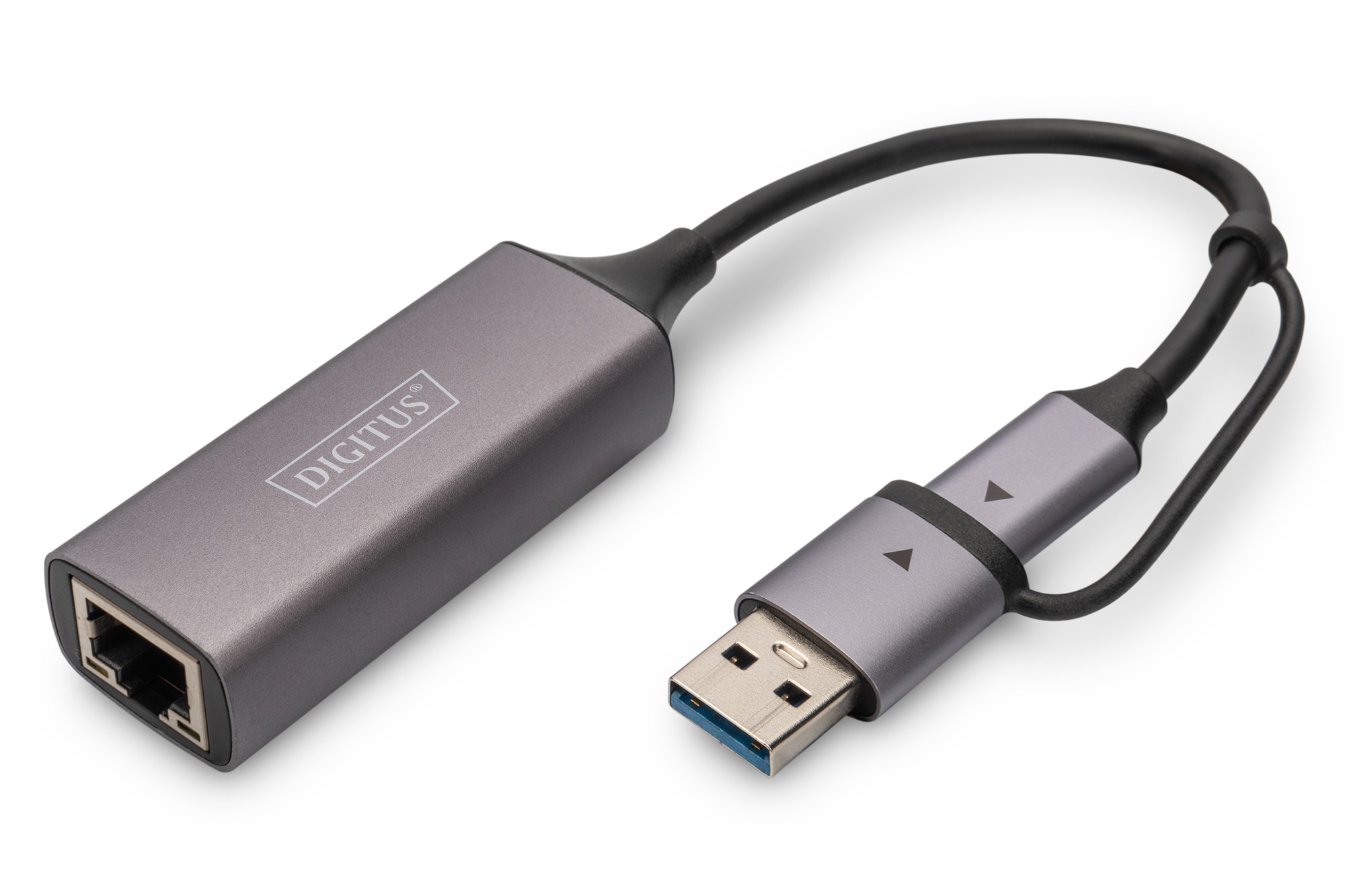 DIGITUS USB3.0/USB C 3.1 auf 2.5G Ethernet Adapter