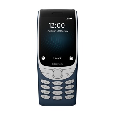 Blu 8  günstig Kaufen-Nokia 8210 4G Dual-Sim Dark Blue. Nokia 8210 4G Dual-Sim Dark Blue <![CDATA[• 2,4 Zoll / 6,1 cm QVGA Display (240 x 320 Pixel) • FM Radio, MP3 Player, 2-in-1 Lautsprecher • Kamera mit LED-Blitzlicht • neu aufgelegt mit 4G-Funktionalität • Farbe