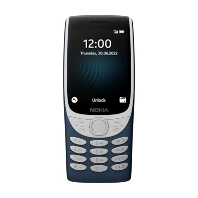 Kamera  günstig Kaufen-Nokia 8210 4G Dual-Sim Dark Blue. Nokia 8210 4G Dual-Sim Dark Blue <![CDATA[• 2,4 Zoll / 6,1 cm QVGA Display (240 x 320 Pixel) • FM Radio, MP3 Player, 2-in-1 Lautsprecher • Kamera mit LED-Blitzlicht • neu aufgelegt mit 4G-Funktionalität • Farbe