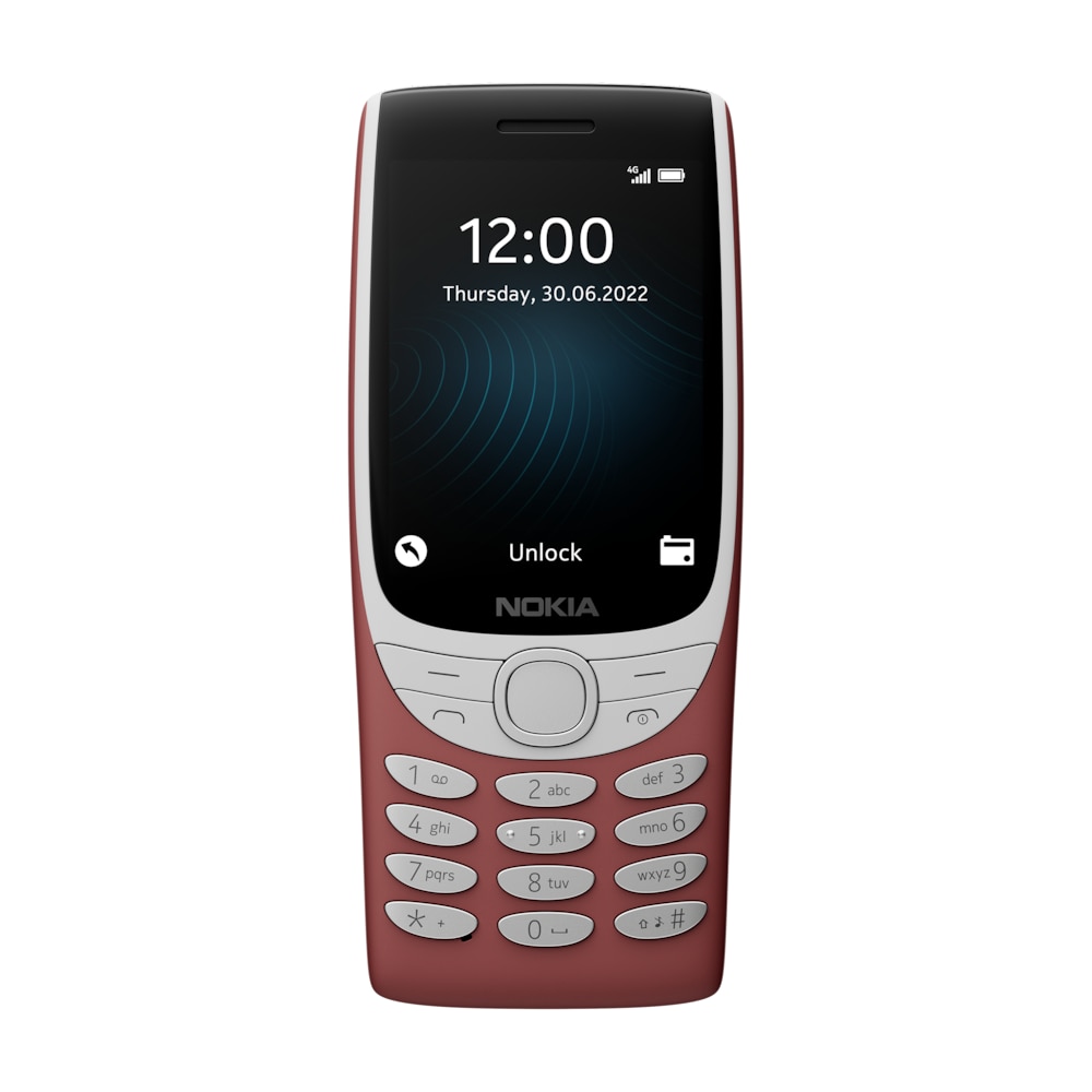 Nokia 8210 4G Dual-Sim Rot 128MB