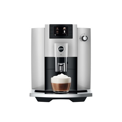 jura kaffee automat günstig Kaufen-JURA E6 Platin (ECS) Kaffeevollautomat. JURA E6 Platin (ECS) Kaffeevollautomat <![CDATA[• Neues Farbdisplay mit 2,8 Zoll mit Smart Mode • Insgesamt 11 verschiedene Spezialitäten • CLARIS Smart+ liefert perfekte Wasserqualität • Hochwertige Tasse