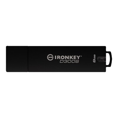 300 RF günstig Kaufen-Kingston 8 GB IronKey D300S Verschlüsselter USB-Stick Metall USB 3.1 Gen1. Kingston 8 GB IronKey D300S Verschlüsselter USB-Stick Metall USB 3.1 Gen1 <![CDATA[• Preisgünstige Sicherheit für Unternehmen • Verfügt über eine eindeutige Serie