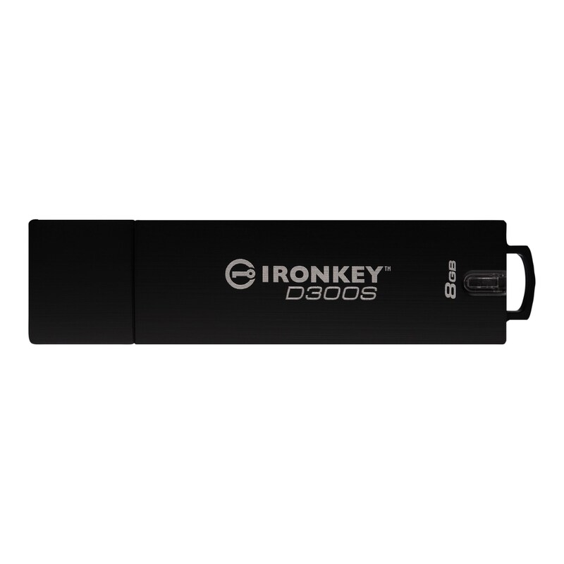 Kingston 8 GB IronKey D300S Verschlüsselter USB-Stick Metall USB 3.1 Gen1