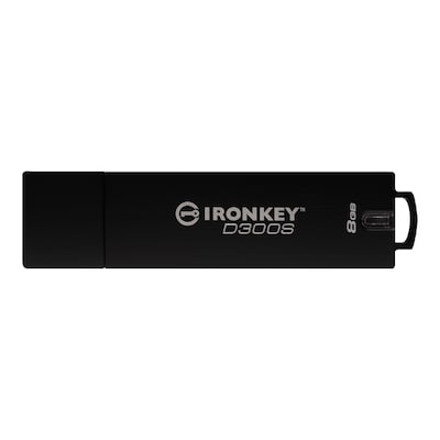 IronKey D300 günstig Kaufen-Kingston 8 GB IronKey D300S Verschlüsselter USB-Stick Metall USB 3.1 Gen1. Kingston 8 GB IronKey D300S Verschlüsselter USB-Stick Metall USB 3.1 Gen1 <![CDATA[• Preisgünstige Sicherheit für Unternehmen • Verfügt über eine eindeutige Serie