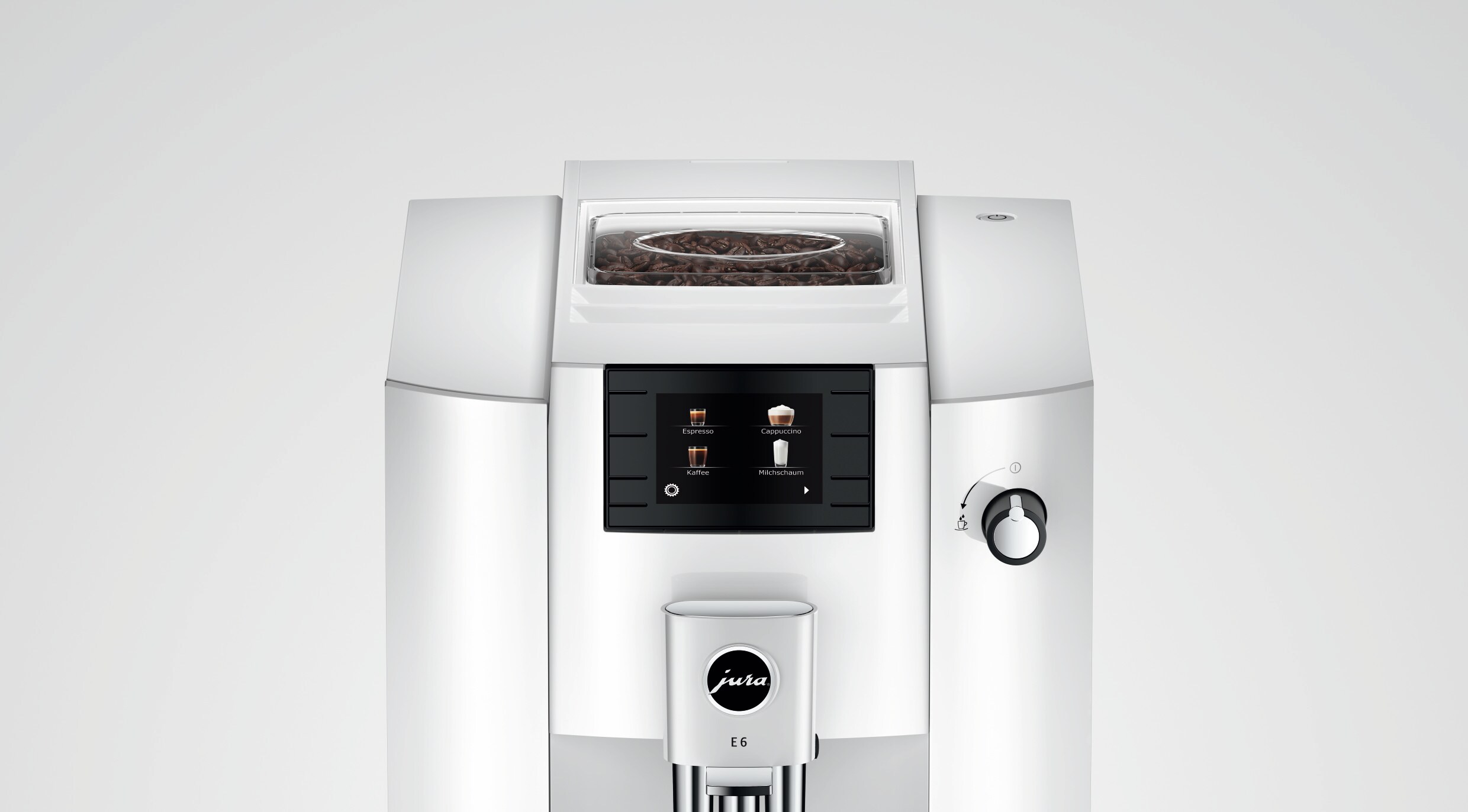 JURA E6 Piano White (EC) Kaffeevollautomat ++ Cyberport