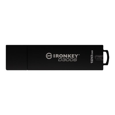 USB Y günstig Kaufen-Kingston 128 GB IronKey D300S Verschlüsselter USB-Stick Metall USB 3.1 Gen1. Kingston 128 GB IronKey D300S Verschlüsselter USB-Stick Metall USB 3.1 Gen1 <![CDATA[• Preisgünstige Sicherheit für Unternehmen • Verfügt über eine eindeutige S
