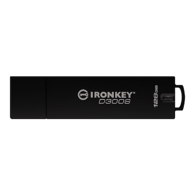 All 3 günstig Kaufen-Kingston 128 GB IronKey D300S Verschlüsselter USB-Stick Metall USB 3.1 Gen1. Kingston 128 GB IronKey D300S Verschlüsselter USB-Stick Metall USB 3.1 Gen1 <![CDATA[• Preisgünstige Sicherheit für Unternehmen • Verfügt über eine eindeutige S