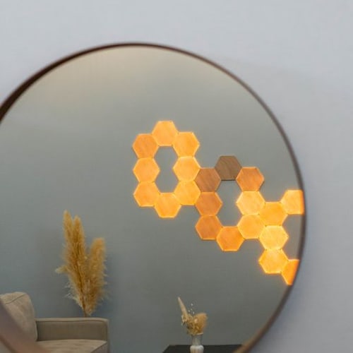 Nanoleaf Elements Wood Look Hexagons Starter Kit – 13PK