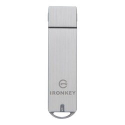 Kingston 8GB IronKey S1000 Verschl&uuml;sselter USB-Stick Metall USB 3.0