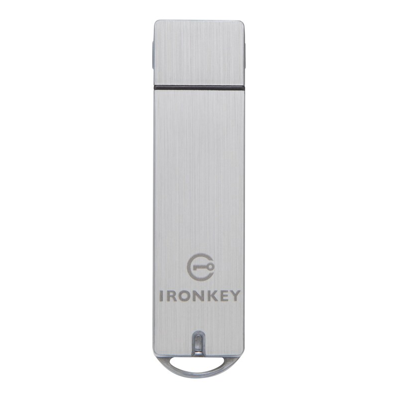 Kingston 16 GB IronKey S1000 Verschlüsselter USB-Stick Metall USB 3.0 Enterprise