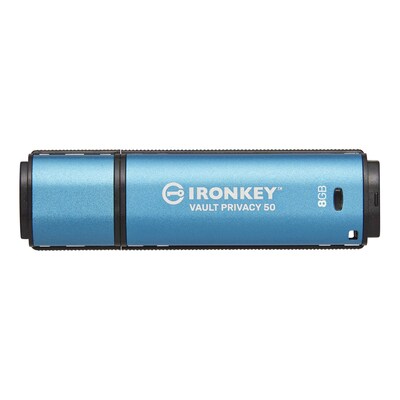 CY USB günstig Kaufen-Kingston 8 GB IronKey Vault Privacy 50 Verschlüsselter USB-Stick Metall USB 3.2. Kingston 8 GB IronKey Vault Privacy 50 Verschlüsselter USB-Stick Metall USB 3.2 <![CDATA[• Preisgünstige Sicherheit für Unternehmen • AES-256 XTS-Verschlüsse