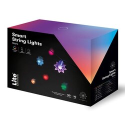 Lite Bulb Moments 10m Smart Outdoor Light Chain &ndash; 50 x Stars