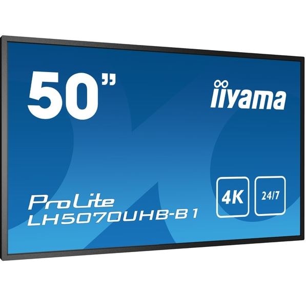 iiyama ProLite LH5070UHB-B1 125,7cm (50&quot;) 4K UHD Monitor LED HDMI