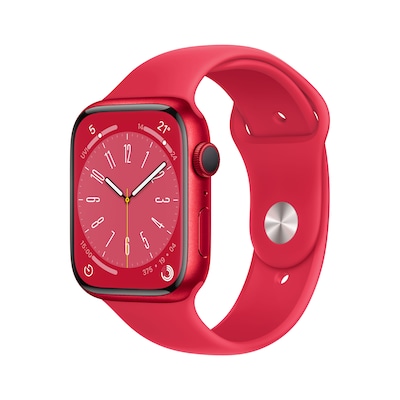 der Serie günstig Kaufen-Apple Watch Series 8 GPS 45mm Aluminium Product(RED) Sportarmband Product(RED). Apple Watch Series 8 GPS 45mm Aluminium Product(RED) Sportarmband Product(RED) <![CDATA[• GPS • Die fortschrittlichsten Gesundheitsfeatures. • Die Zukunft der Gesundheit