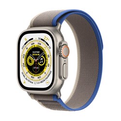 Apple Watch Ultra LTE 49mm Titanium Trail Loop blau/grau M/L