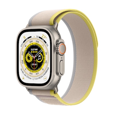 Neue  günstig Kaufen-Apple Watch Ultra LTE 49mm Titanium Trail Loop gelb/beige M/L. Apple Watch Ultra LTE 49mm Titanium Trail Loop gelb/beige M/L <![CDATA[• LTE + GPS • Gemacht für extreme Anforderungen. • Hier kommt die ultimative Sportuhr. • Die neue Apple Watch Ul