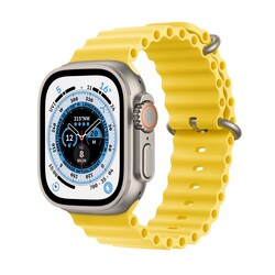 Apple Watch Ultra LTE 49mm Titanium Ocean Armband Gelb