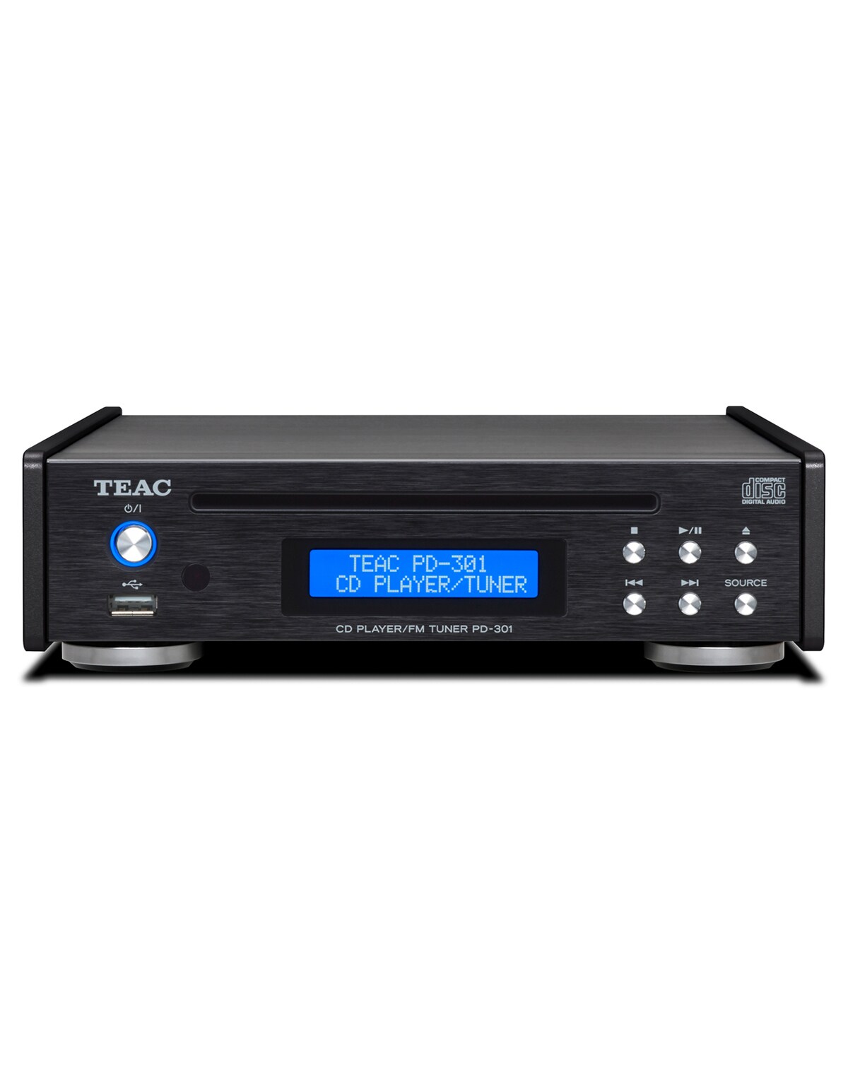 TEAC PD-301DAB-X CD-Player und DAB/FM-Tuner Schwarz