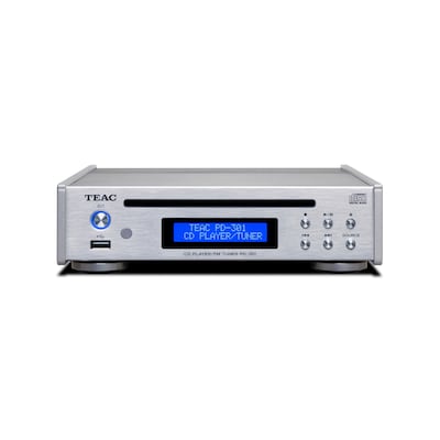 DAB FM günstig Kaufen-TEAC PD-301DAB-X CD-Player und DAB/FM-Tuner Silber. TEAC PD-301DAB-X CD-Player und DAB/FM-Tuner Silber <![CDATA[• Unterstützt die Formate MP3, WMA, AAC und WAV • Leistungsstarker 32-Bit-DAC • Eingebauter DAB+/FM-Tuner • inklusive Fernbedienung]]>