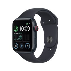 Apple Watch SE LTE 44mm Aluminiumgeh&auml;use Mitternacht Sportarmband Mitternacht