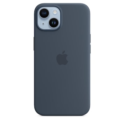Apple iPhone günstig Kaufen-Apple Original iPhone 14 Silikon Case mit MagSafe Sturmblau. Apple Original iPhone 14 Silikon Case mit MagSafe Sturmblau <![CDATA[• Passend für Apple iPhone 14 • Material: Silikon Füreinander gemacht.]]>. 