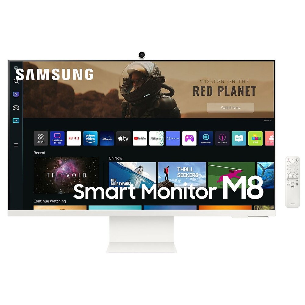 Samsung S32BM80BUU 80cm (32") 4K UHD VA Smart-Monitor mHDMI/USB-C/WLAN Webcam
