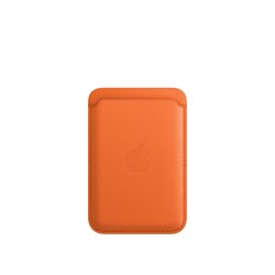 Apple Original iPhone Leder Wallet mit MagSafe Orange