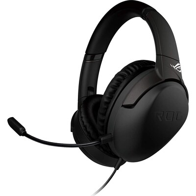 CD BO günstig Kaufen-Asus ROG Strix Go Kabelgebundenes Gaming Headset. Asus ROG Strix Go Kabelgebundenes Gaming Headset <![CDATA[• Anwendungsbereich: Gaming, Kopfbügel beidseitig • Kabelgebunden, Schwarz, 262g • PC/ Notebook, Mac, PlayStation4, Nintendo Switch • Digi