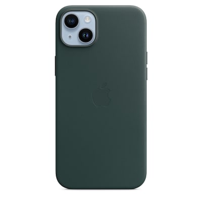 Image of Apple Original iPhone 14 Plus Leder Case mit MagSafe Waldgrün