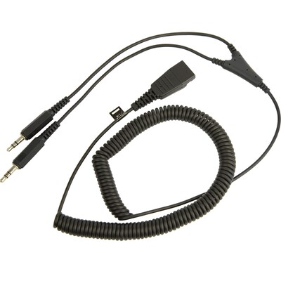 Anschlusskabel günstig Kaufen-Jabra Anschlusskabel fuer PC QD 2x3.5mm. Jabra Anschlusskabel fuer PC QD 2x3.5mm <![CDATA[• original Jabra Anschlußkabel • für PC QD 2x3.5mm • 3,5mm Klinkenstecker • robustes gewendeltes Kabel]]>. 