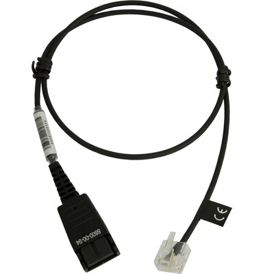 Jabra günstig Kaufen-Jabra Kabelunterteil QD auf RJ45. Jabra Kabelunterteil QD auf RJ45 <![CDATA[Jabra Kabelunterteil QD auf RJ45]]>. 