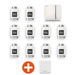 Bosch Smart Home Starter Set Heizen X, 10 x Heizk&ouml;rperthermostat II &amp;amp; Controller