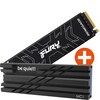 Kingston FURY Renegade NVMe SSD 2 TB M.2 PCIe 4.0 inkl. be quiet! MC1 Kühlkörper