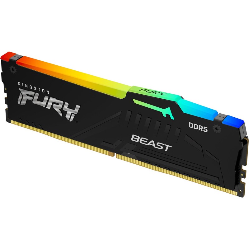 16GB (1x 16GB) KINGSTON DIMM FURY Beast RGB DDR5-6000 CL36 RAM Arbeitsspeicher