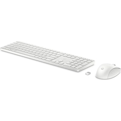 HP 650 Kabellose Maus-Tastaturkombination Weiß 4R016AA#ABD