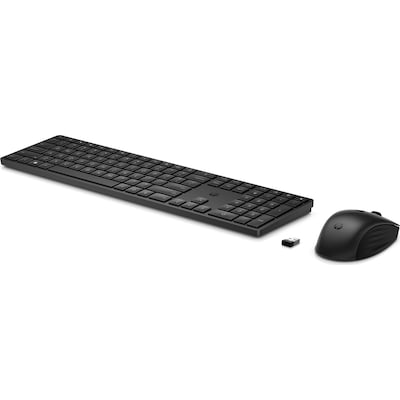 Maus,Vollion günstig Kaufen-HP 650 Kabellose Maus-Tastaturkombination Schwarz 4R013AA#ABD. HP 650 Kabellose Maus-Tastaturkombination Schwarz 4R013AA#ABD <![CDATA[• Kabellos, 2,4GHz • Tastatur-Layout: deutsch, Tastatur-Nummernblock integriert • 3 Maustasten, Scrollrad • Schwa