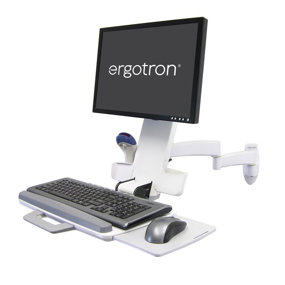 Ergotron HX Dual Monitor Arm für 2 Monitore, Wandhalterung (weiß) ++  Cyberport