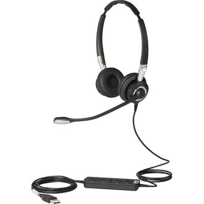 Noise günstig Kaufen-Jabra BIZ 2400 II USB Duo CC MS. Jabra BIZ 2400 II USB Duo CC MS <![CDATA[• Verbessertes (Ultra-)Noise-Cancelling Mikrofon • Verbesserter Tragekomfort durch den gepolsterten Überkopfbügel • besseres Passive Noise Cancelling • Zertifiziert für M