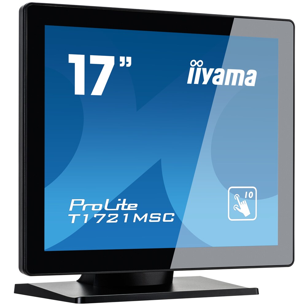 iiyama ProLite T1721MSC-B1 43cm (17") P-Cap 10-Punkt-Multitouch-Monitor 5:4 TN