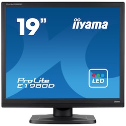 iiyama ProLite E1980D-B1 48cm (19&quot;) SXGA TN LED-Monitor DVI VGA