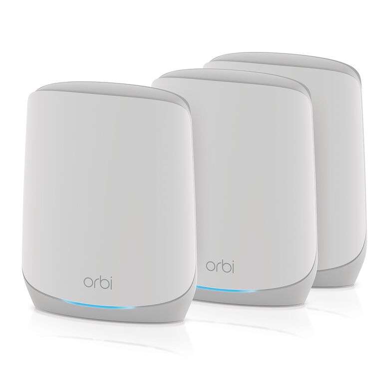 Netgear Orbi AX5400 Tri-Band Mesh WiFi 6 System RBK763 (Router, 2xSatellit)