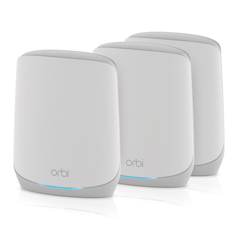 Netgear Orbi AX5400 Tri-Band Mesh WiFi 6 System RBK763s (Router, 2xSatellit)