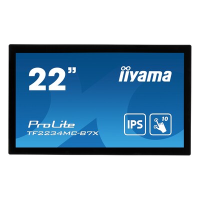 HDMI Auf günstig Kaufen-iiyama ProLite TF2234MC-B7X 55cm (21,5") FHD IPS Touch-Monitor HDMI/VGA/DP. iiyama ProLite TF2234MC-B7X 55cm (21,5") FHD IPS Touch-Monitor HDMI/VGA/DP <![CDATA[• Energieeffizienzklasse: F • Größe: 54,9 cm(21,5 Zoll) 16:9, Auflösung: 1.920x1