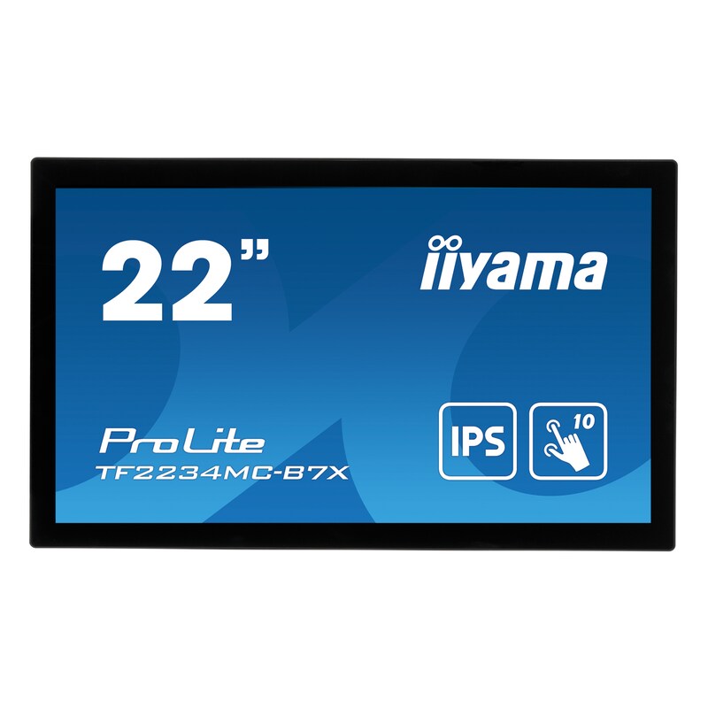 iiyama ProLite TF2234MC-B7X 55cm (21,5") FHD IPS Touch-Monitor HDMI/VGA/DP