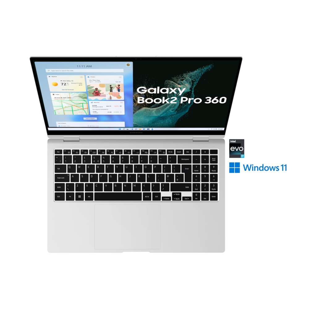 SAMSUNG Galaxy Book2 Pro 360 NP950QED-KJ1DE i7-1260P 16GB/1TB SSD 15" FHD W11