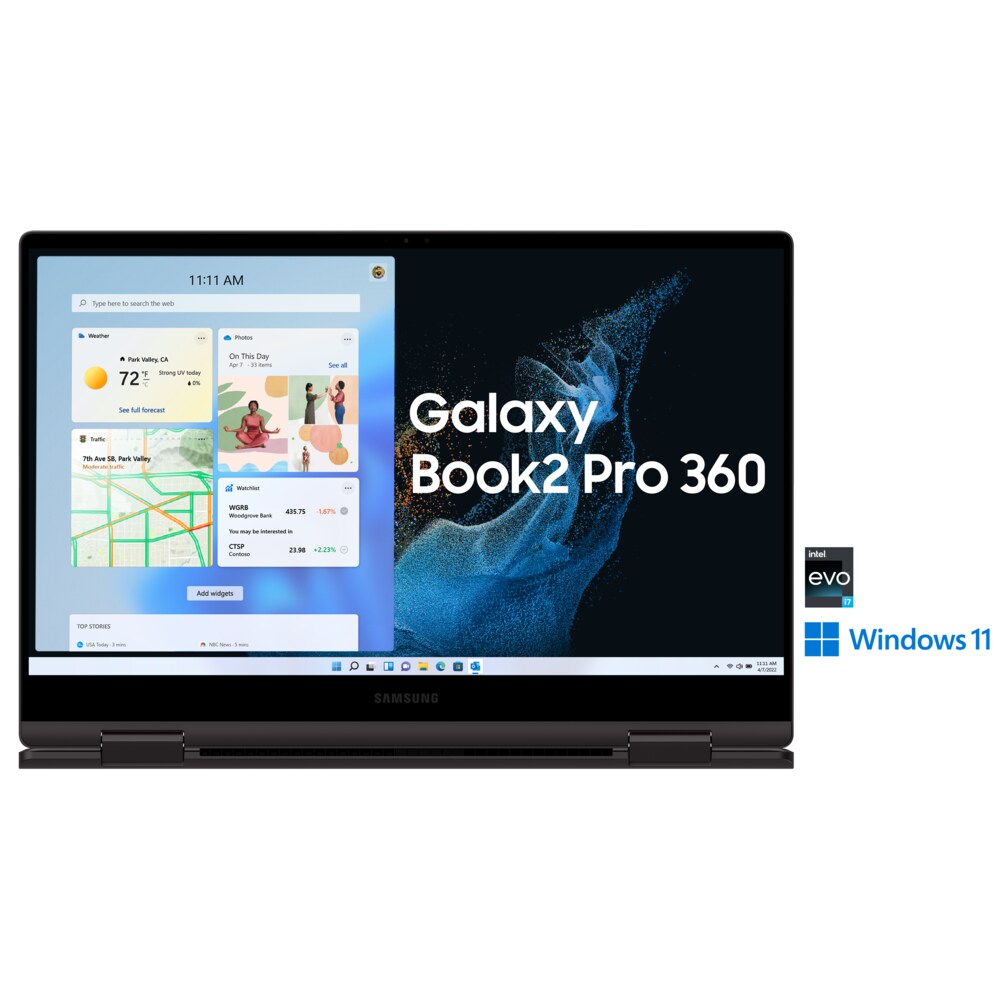 SAMSUNG Galaxy Book2 Pro 360 NP930QED-KA4DE i5-1240P 8GB/256GB SSD 13" FHD W11P